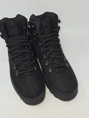 Timberland Black Nubuck Leather Euro Hiker, Size 7, NWOT